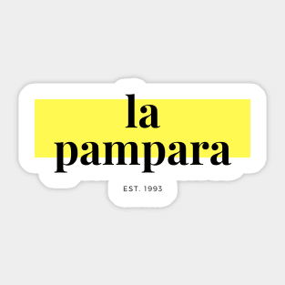 la pampara Sticker